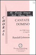 Cantate Domino TTBB choral sheet music cover